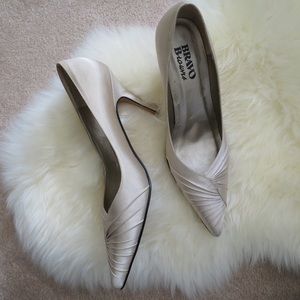 Browns Shoes Satin Heels